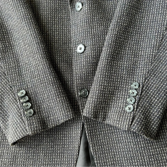 Vintage Joseph Abboud Wool Blend Twill Blazer Union Made in USA - Picture 9 of 16